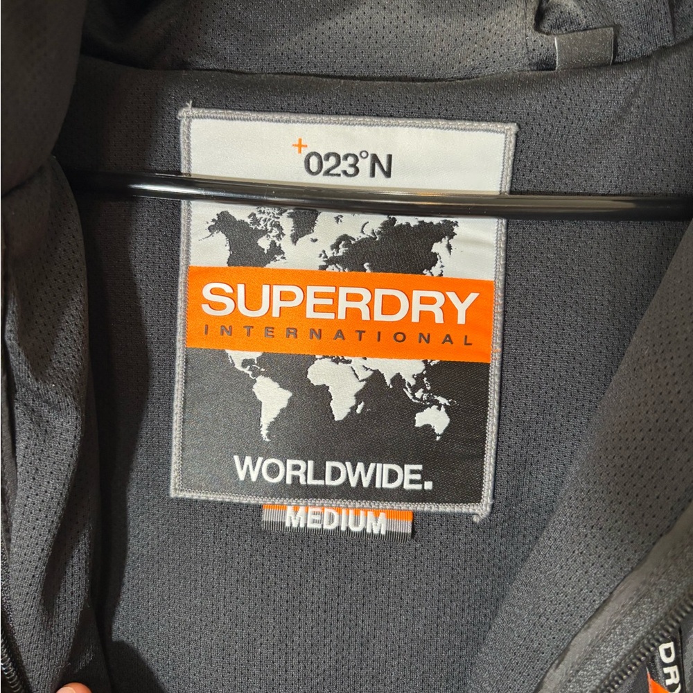 Superdry Gray Mountain Sherpa Zip Hood - Picture 4 of 7